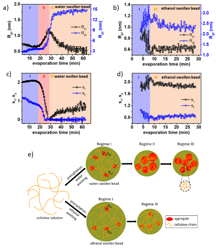 structural evolution of regenerated cellulose