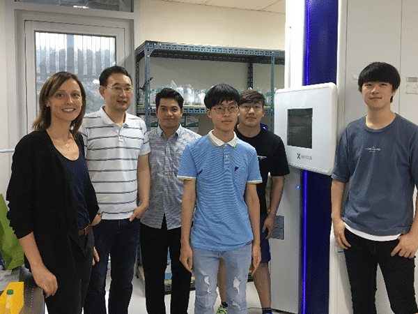 KAIST Integrative Biophysics and Structural Biology Lab team with Nano-inXider SAXS/WAXS instrument